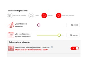 Préstamos y consumo - Banco Santander
